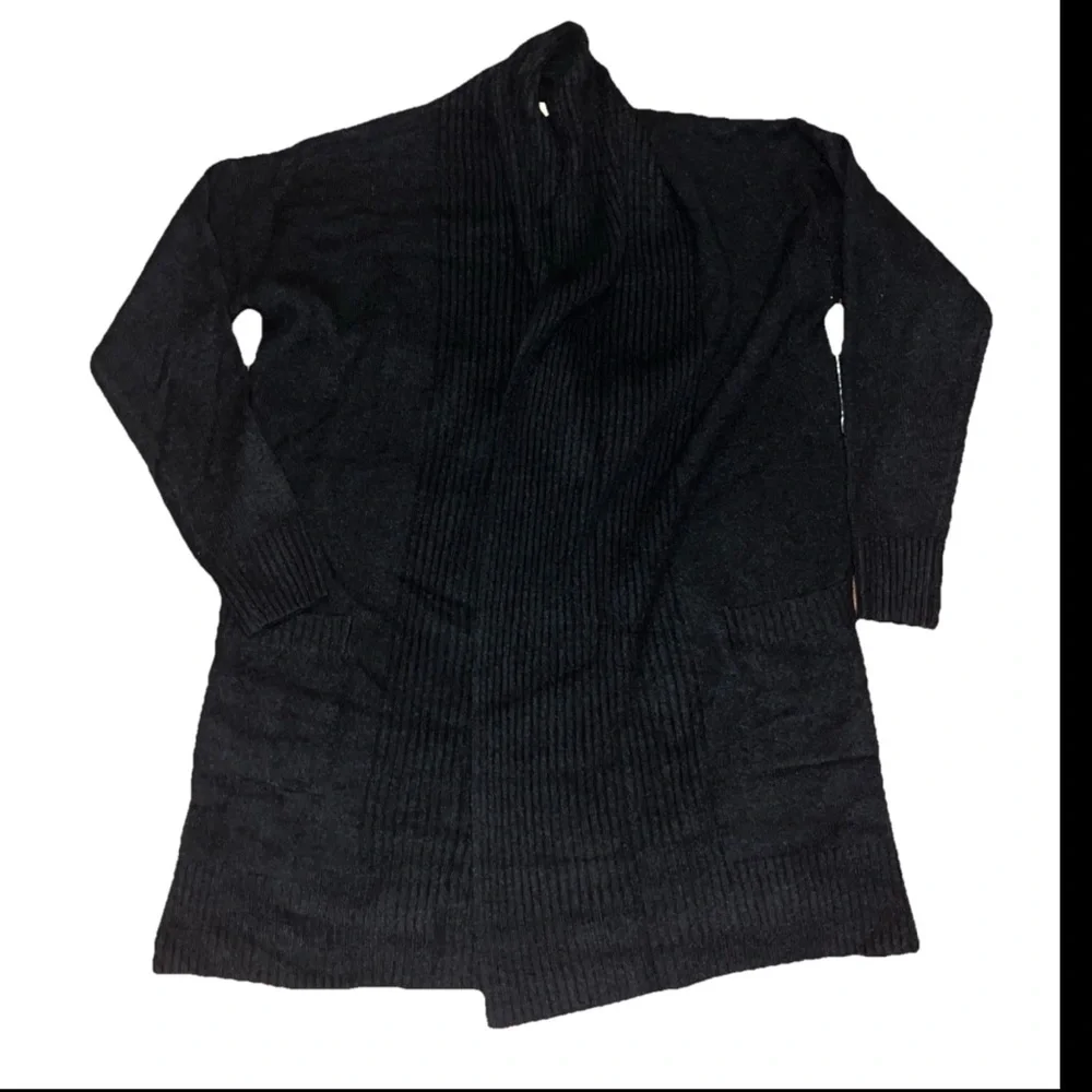 Time & Tru Women's Comfy Oversized Fuzzy Cardigan Sweater W/Pockets  Super Soft